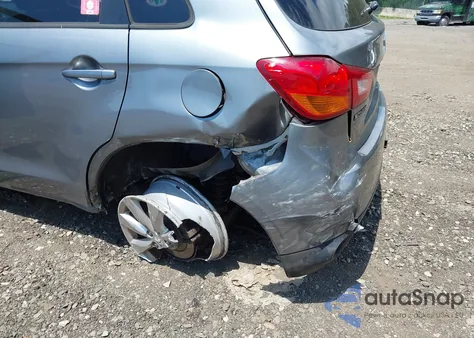 2015 Mitsubishi Outlander Sport Es from USA, damaged, VIN 4A4AP3AU9FE027432